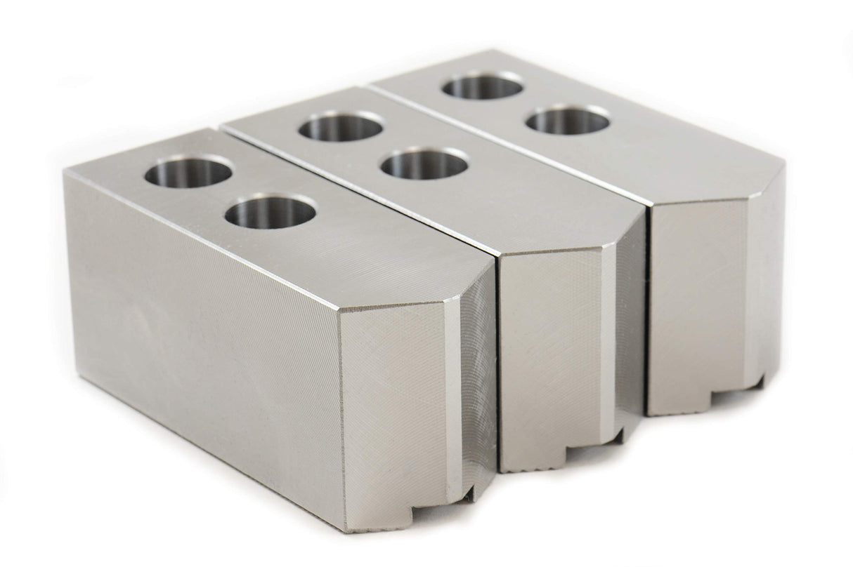 Shars 12" x 2.362" Soft Steel Jaws for Kitagawa B212 Steel Pointed CNC Lathe Chuck Jaw Set 202-6272 R} Shars