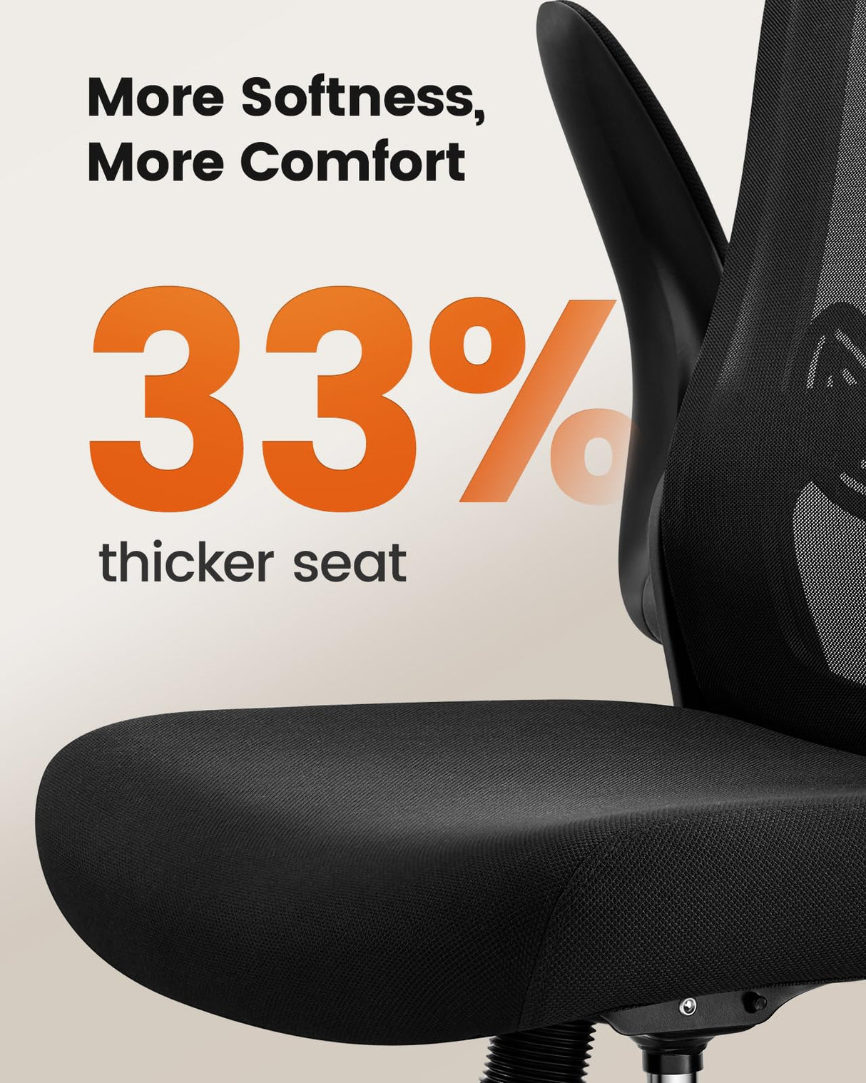 ErGear Drafting Chair, Standing Desk Chair with Flip-Up Armrests, High Desk Chair Adjustable Height, Ergonomic Tall Office Chair with Lumbar Support and Adjustable Footrest Ring ErGear