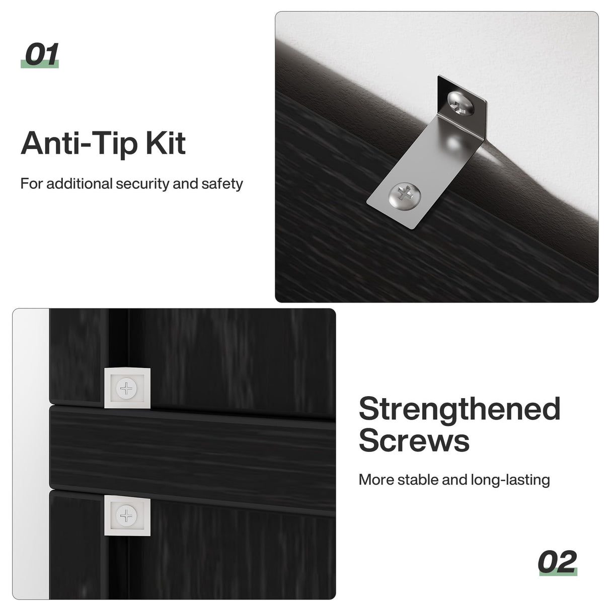 Tribesigns 5-Tier Farmhouse Arched Bookshelf, 70.87-Inch Mid Century Modern Bookcase with Open Shelves, Tall Book Shelf Gothic Display Storage Shelving Unit for Home Office, Black Tribesigns