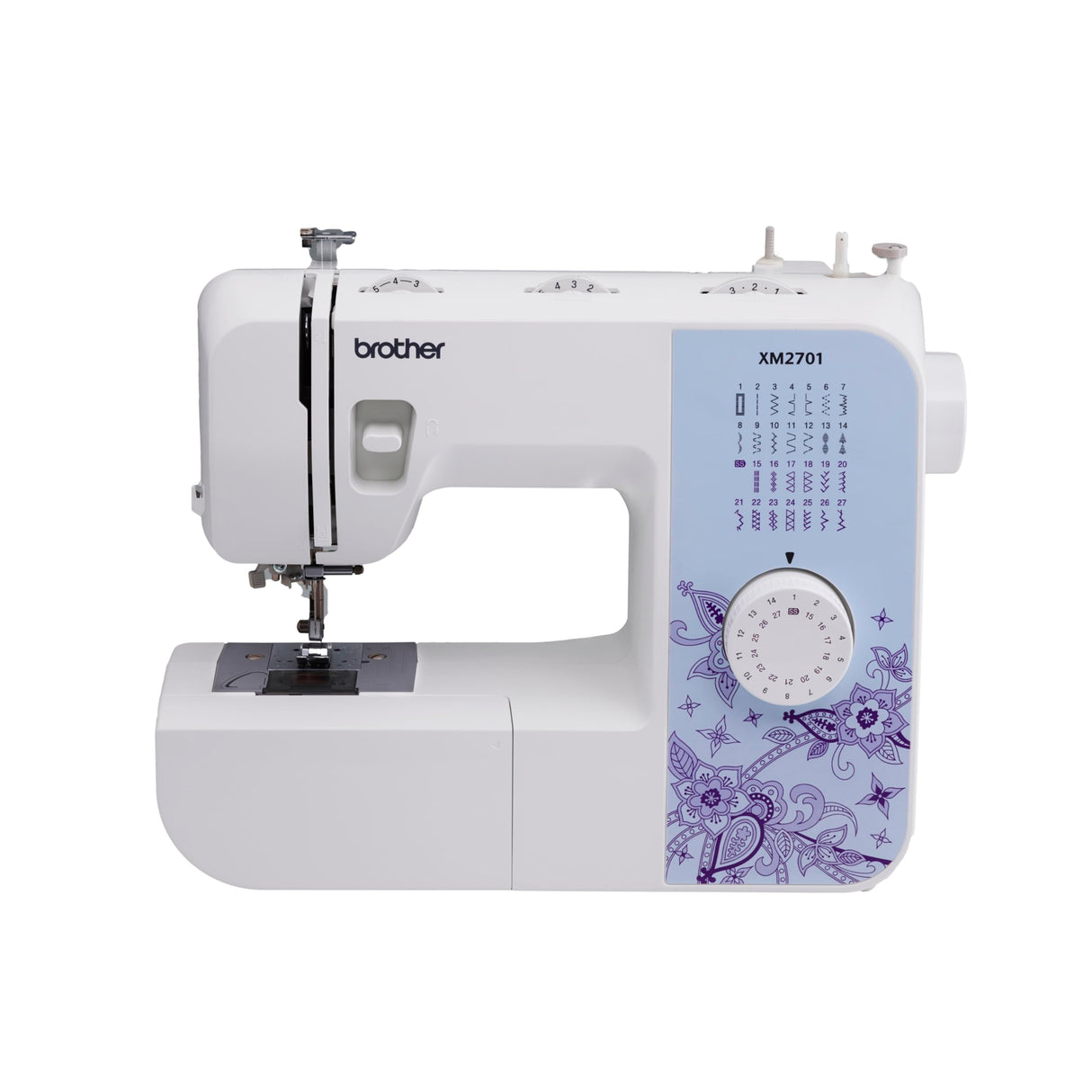 Brother XM2701 Sewing Machine, Lightweight, Full Featured, 27 Stitches, 6 Included Feet Brother