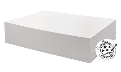 UCreate Watercolor Paper, White, Bulk, 90lb., 9" x 12", 250 Sheets