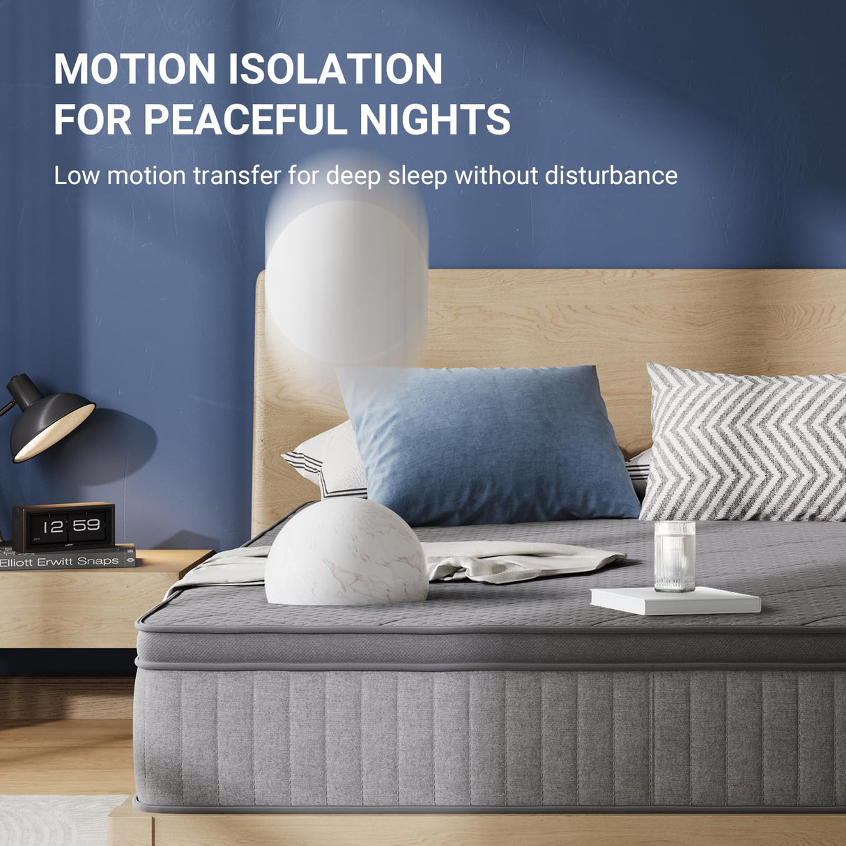 Avenco Full Size Mattress, 10 Inch Full Mattress in a Box, Medium Firm Hybrid Mattresses with Smarts™ Coil and Gel Memory Foam for Cool Night Sleep & Pressure Relief, CertiPUR-US Certified Avenco