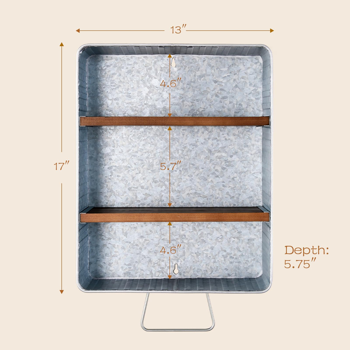 WOODEXPE Galvanized Wash Tub with Shelves Rustic Bathroom Decor Rustic Farmhouse Bathroom Shelf WOODEXPE