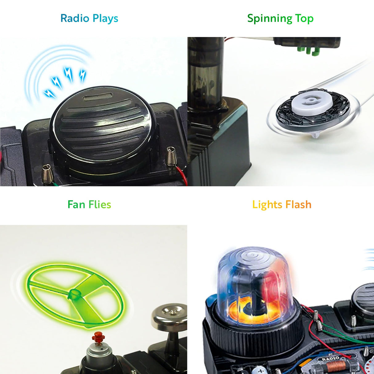 Playz Advanced Electrical Circuit Board Engineering Kit for Kids with 328+ STEM Projects on Electricity, Voltage, Currents, Resistance, & Magnetic Science | Gift for Children Age 8-13+ Playz