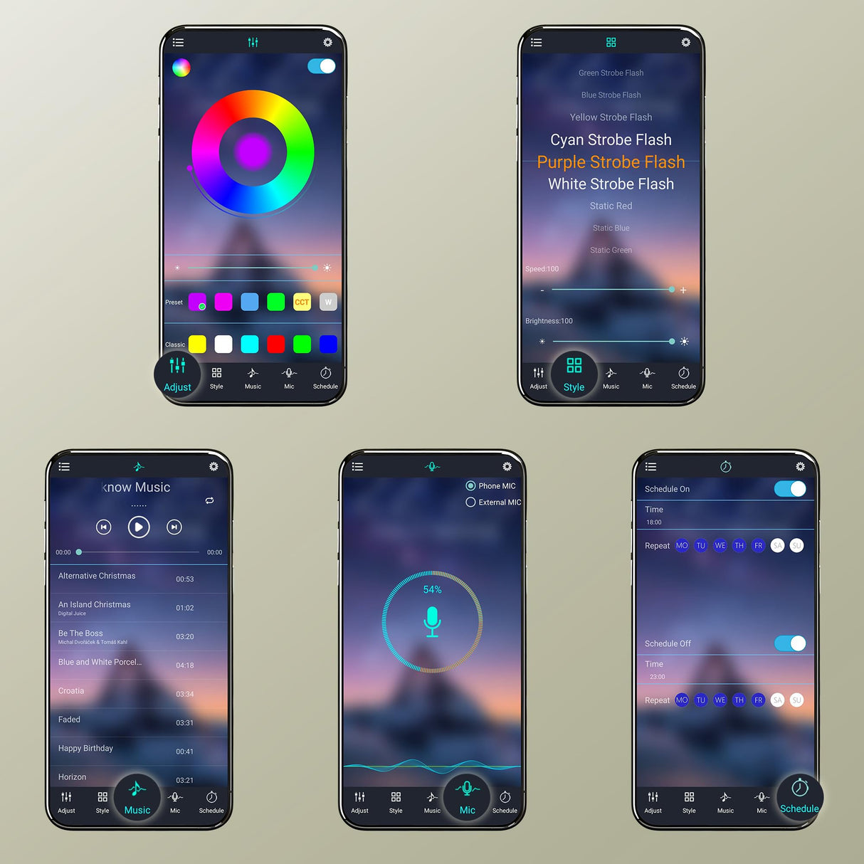 HOMCOM 3-In-1 Hall Tree with LED Lights and Shoe Storage, Standing Coat Rack with Shoe Bench, Entryway Furniture with Five Hooks, White HOMCOM