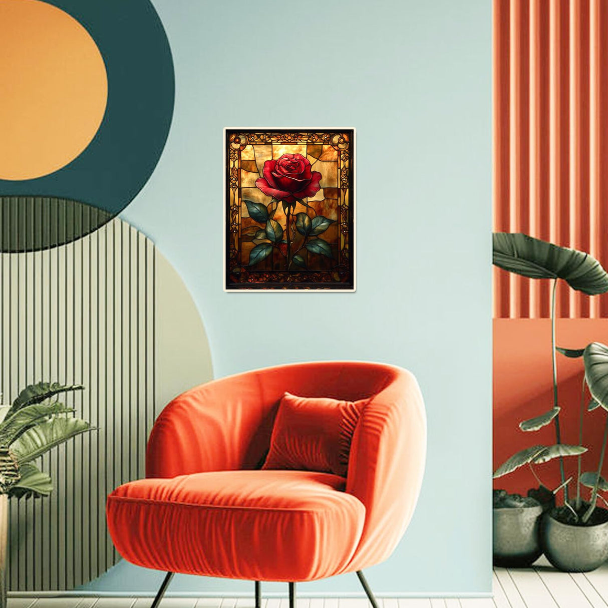 obterie Rose Paint by Numbers Kit for Adults Beginner Flowers Oil Painting Kit Adult Paint by Number Kits on Canvas DIY Painting for Beginners Art by Numbers for Gifts Home Wall Decor 16x20 Inch obterie