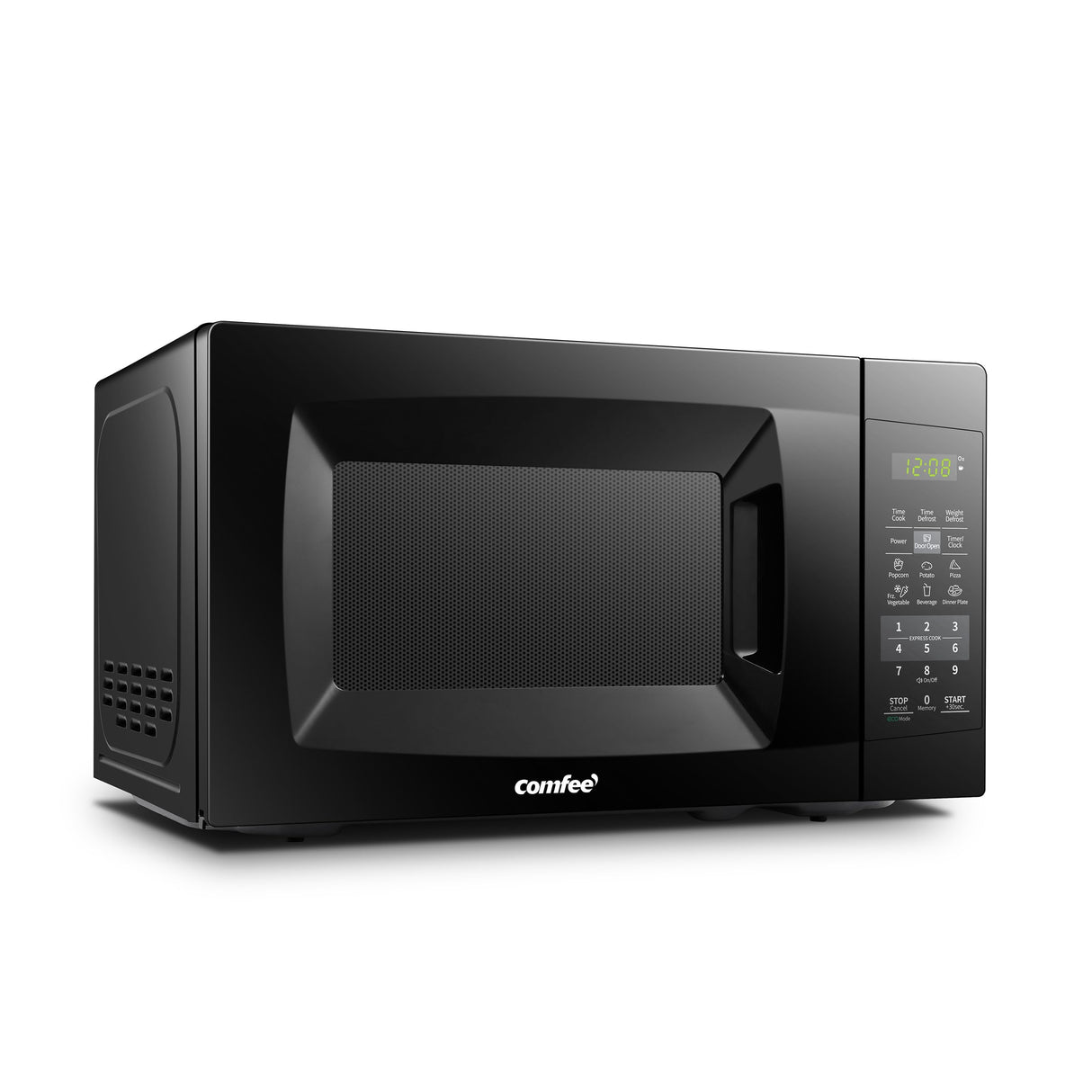 Comfee EM720CPL-PMB Countertop Microwave Oven with Sound On/Off, ECO Mode and Easy One-Touch Buttons, 0.7 Cu Ft, Black COMFEE'