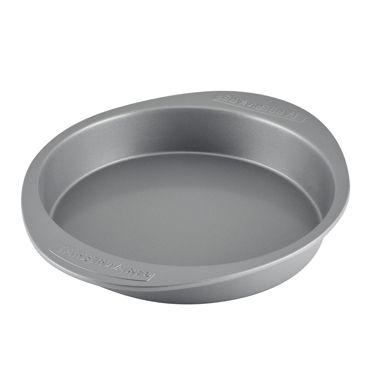 Farberware Nonstick Bakeware Baking Pan / Nonstick Cake Pan, Round - 9 Inch, Gray, 1 Count (Pack of 1) Farberware