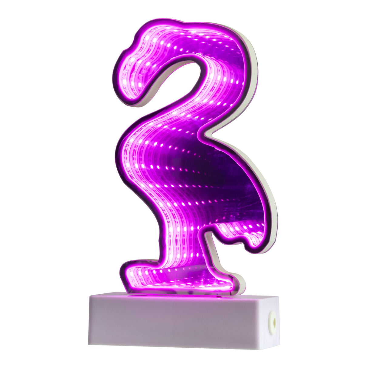 Northlight LED Lighted 3D Flamingo Infinity Mirror - 8" Northlight