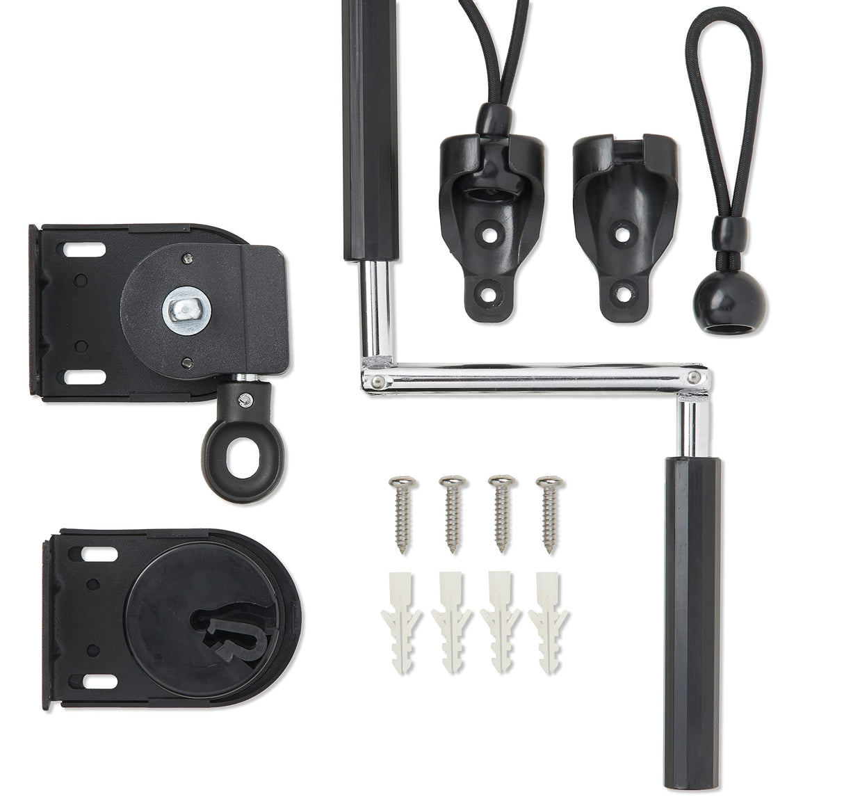 Coolaroo Exterior Roller Shade, Cordless Roller Shade with 90% UV Protection, No Valance, (4' W X 6' L), Mocha Coolaroo