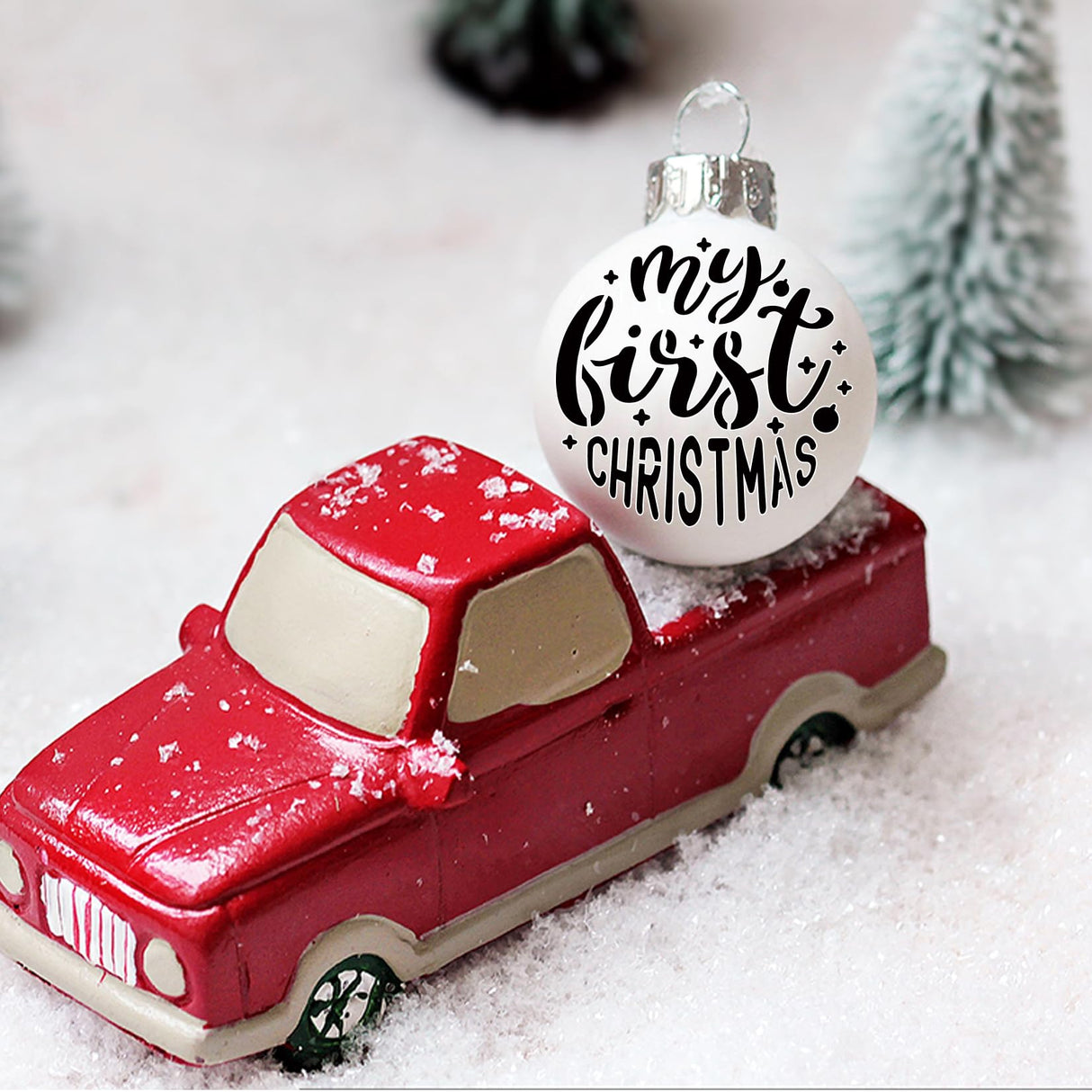 60pcs Christmas Stencils for Painting on Wood 3 Inch Small Nativity Ornament Reusable Holiday Xmas Drawing Stencil Templates for Wood DIY Crafts Card Paper Gift Home (Christmas Word) Hosomono