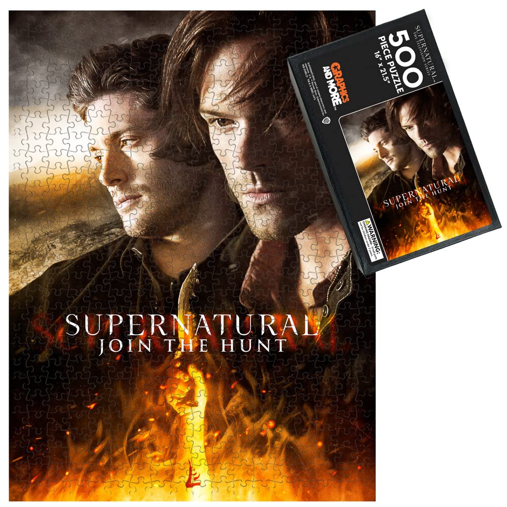Supernatural Up Close and Personal 500 Piece Jigsaw Puzzle for Adults, 16" L X 21.5" W GRAPHICS & MORE