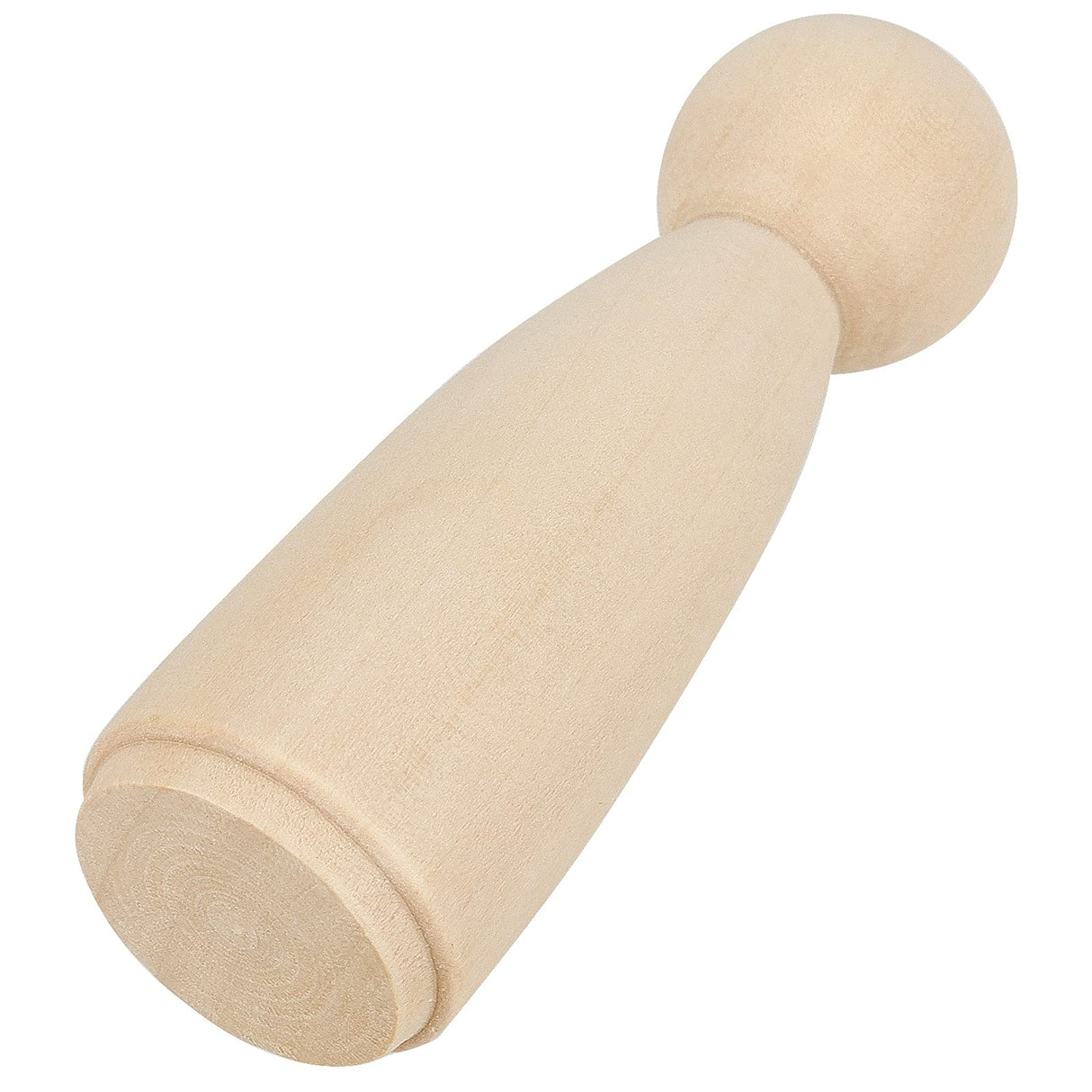 HEIHAK 30 PCS 3-1/2 Inch Unfinished Wood Peg Dolls, Unfinished Angel Girl Peg Dolls, Natural Wooden Figures for DIY Painting, Decoration, Craft Art Projects HEIHAK