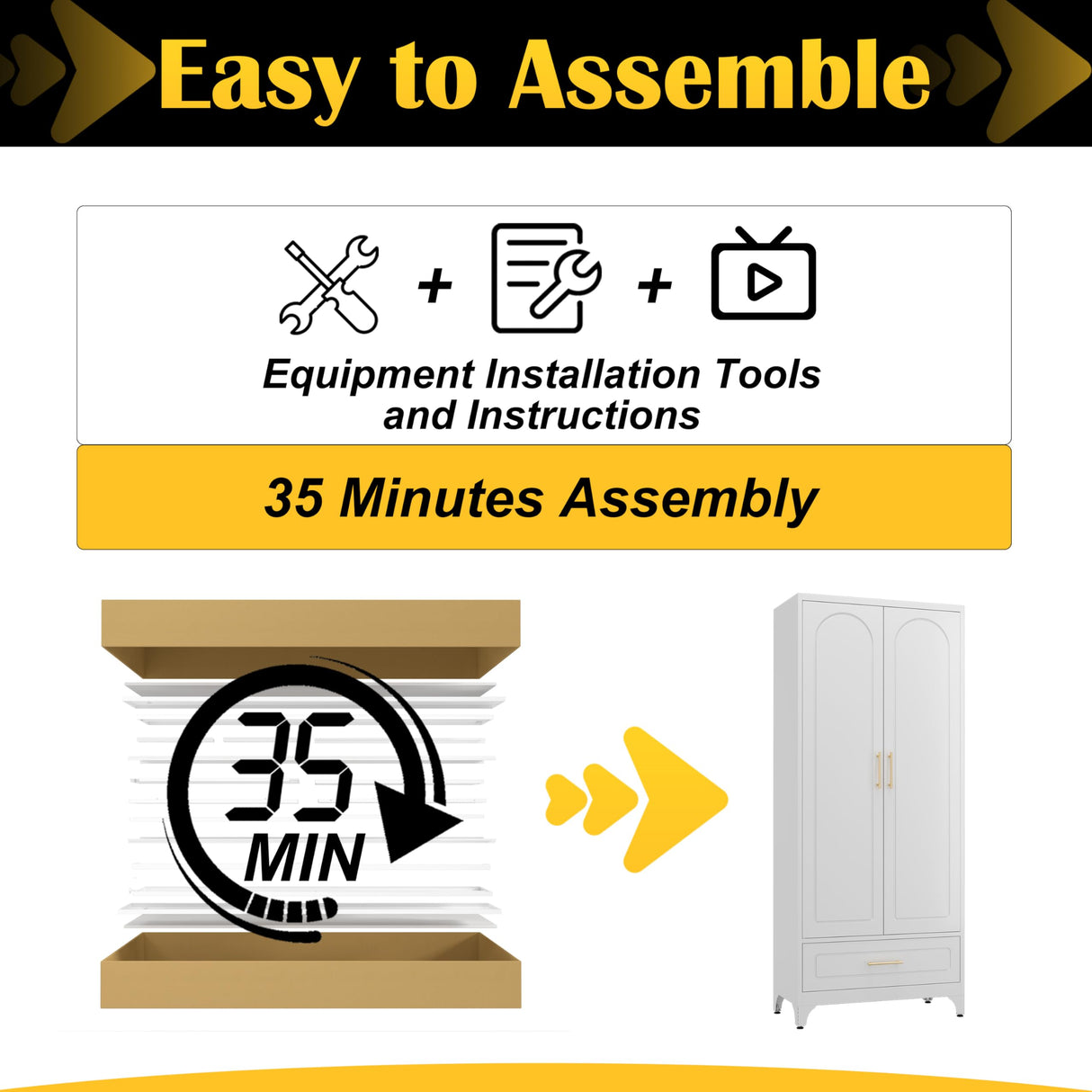 Metal Storage Cabinet with Drawers,75Inch White Pantry Cabinets for Kitchen Storage with 3 Adjustable Shelves,Tall Kitchen Pantry Cabinet for Living Room, Dining Room Office SteeLoong