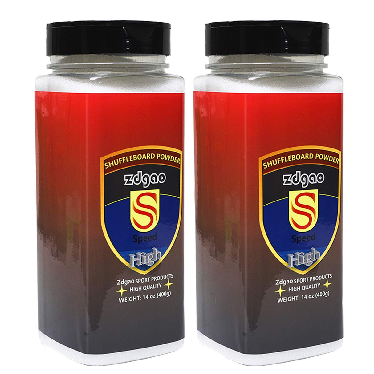 YDDS Shuffleboard Sand - Shuffleboard Wax with Mini Dustpan and Mini Brush, 2 Cans(2×14 oz) YDDS