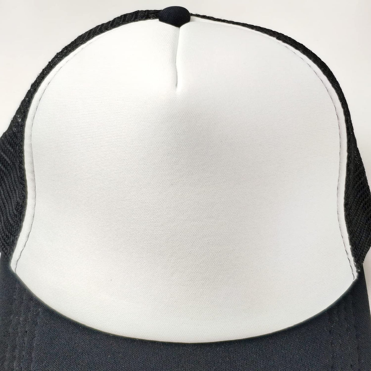 12 Pack Sublimation Hats for Men Blank Trucker Hats Bulk Snapback Mesh Women Baseball Caps DIY Custom 18 Colors (Black and White) OAKFARM