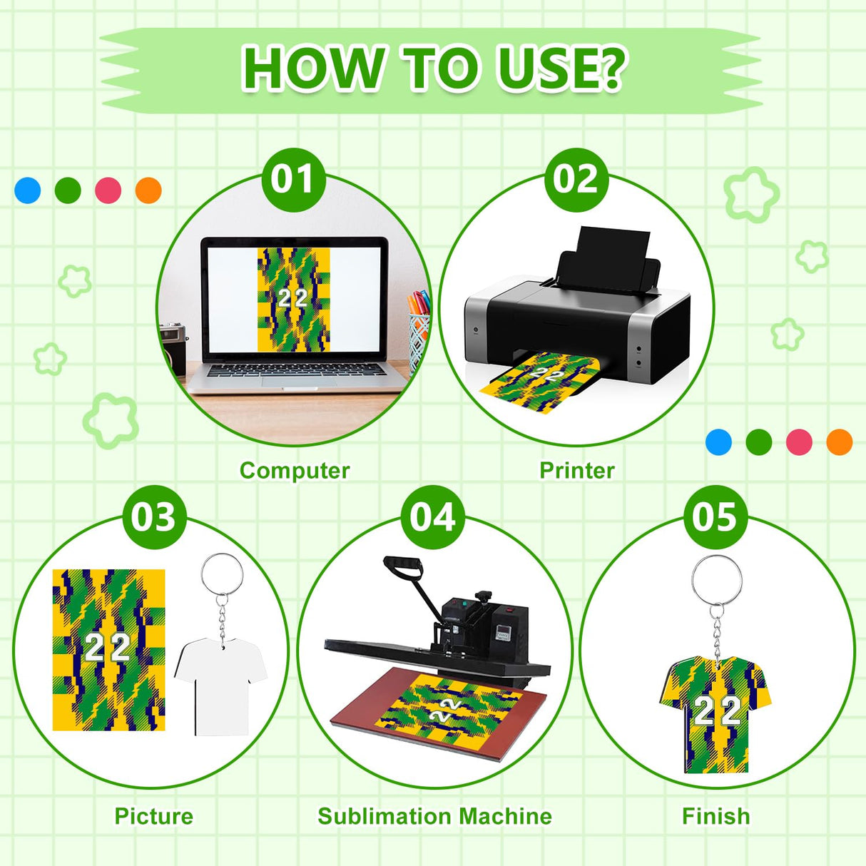 JMZYJZH 90 Pcs Sublimation Keychain Blanks, Acrylic Sublimation Key Chains Blank Bulk, Shirt Shape Sublimation Keychains for DIY Keychain Crafting JMZYJZH