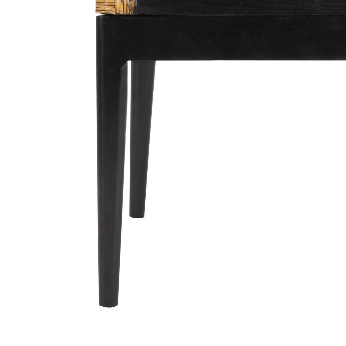 Safavieh Home Gianni Rattan Tropical Woven Arm Chair, Brown/Black Safavieh