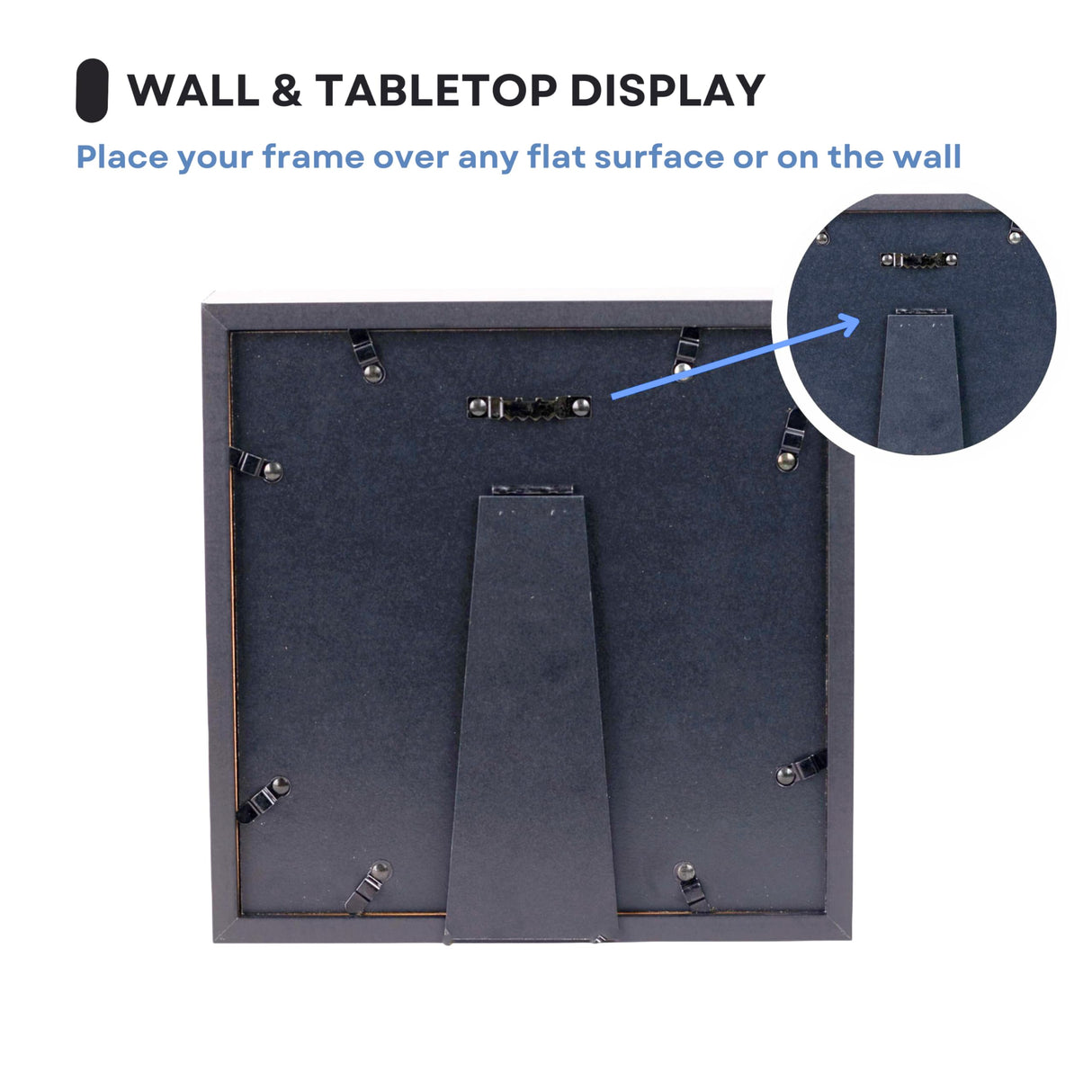 OtterPets Memorial Picture Frame, 4 Customizable Displays, 9x9, Paw Print Kit for Dogs, Dog Memorial Gifts for Loss of Dog, Loss of Pet Sympathy Gift, Pet Paw Print Impression Kit OtterPets