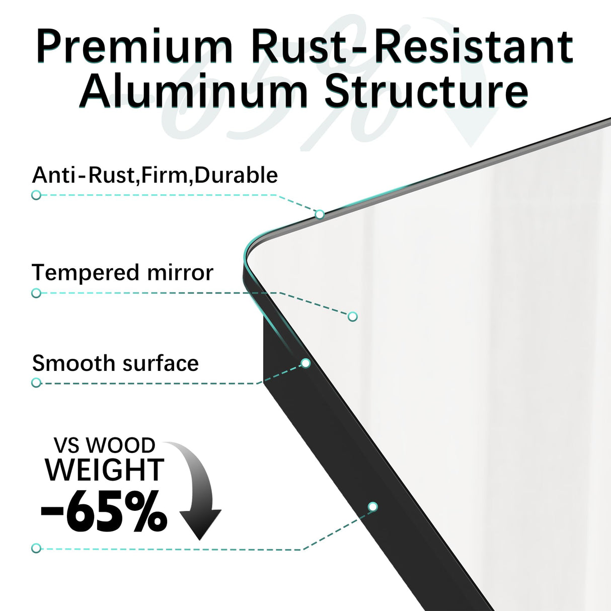 Recessed Medicine Cabinets for Bathroom with Mirror: 20x30 Wall Mount Mirrored Vanity Chest - 20 x 30 inch Large Storage Cabinet with Adjustable Shelves - Matte Black Frame GoTiling