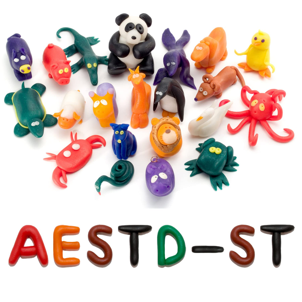 Polymer Clay 52 Colors, Modeling Clay for Kids, Non-Sticky Oven Bake Clay with Sculpting Tools and Accessories, Halloween Christmas Gift for Children and Artists Aestd-ST