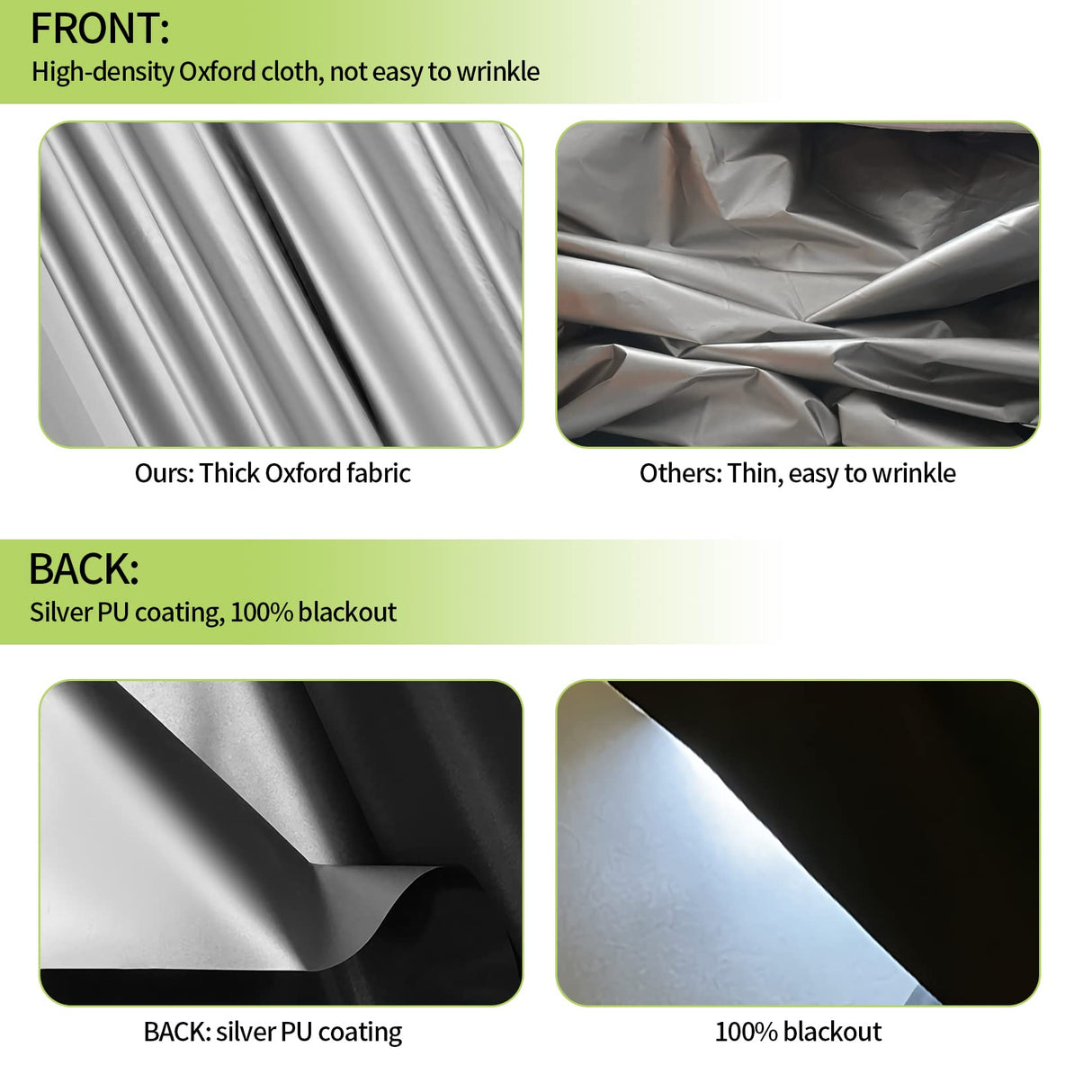 Blackout Blind Curtains, Portable 100% Blackout Shades, 78" x 59" Black Out Blinds for Window, TemporaryWindow Cover with Hook and Loop Tape for Travel Bedroom Nursery Cars RUGLAMZHIP