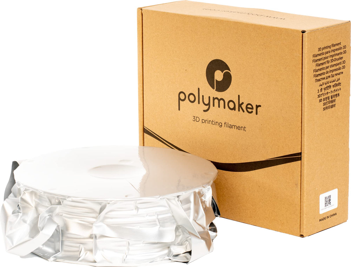 Polymaker PC-PBT Filament 2.85mm, Black Polycarbonate Filament 2.85mm PBT Blend, 1kg Cardboard Spool - Low Temperature Toughness Good Chemical Resistance POLYMAKER