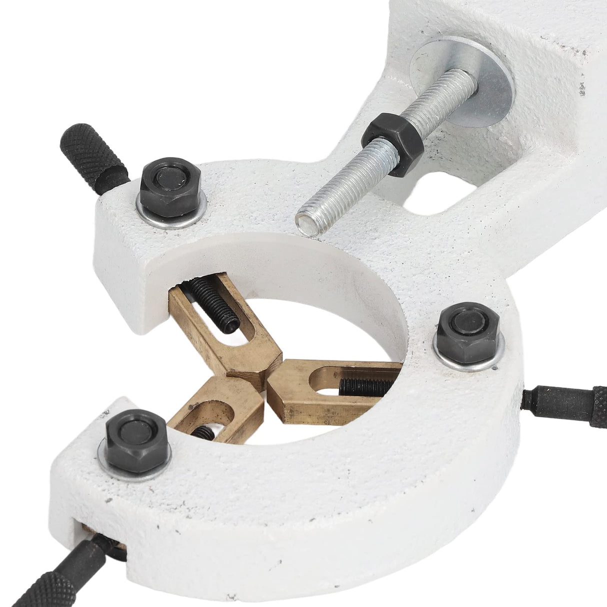 Lathe Center Rest, Fixed Mini Lathe Steady Rest Easy Cutting Metal Woodturning for Longer Workpiece for WM‑210 MX‑210 8inx16in Shanrya