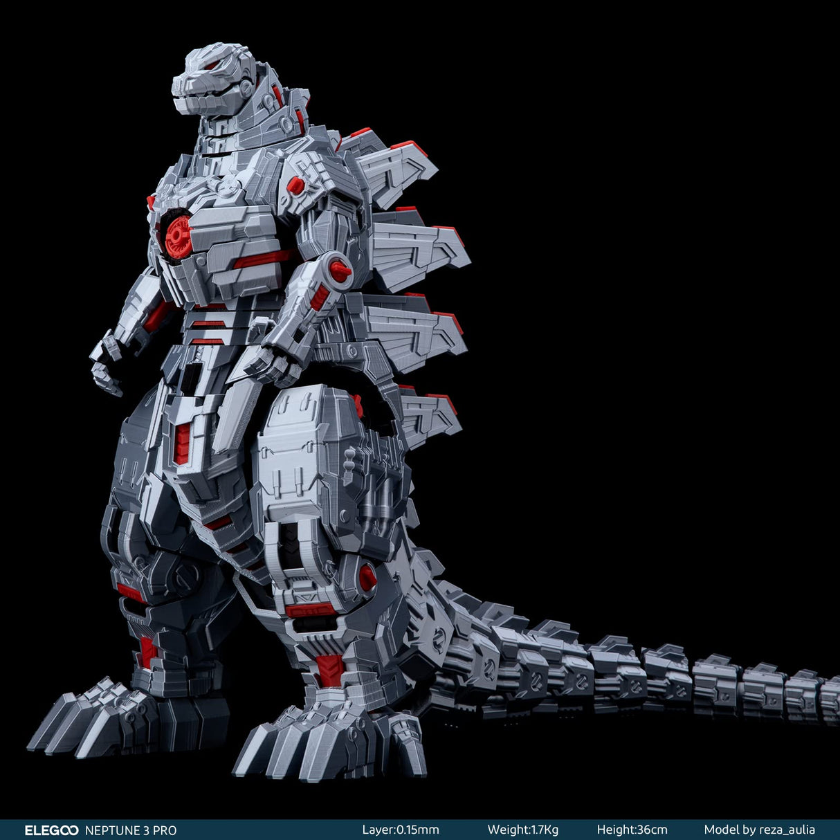 ELEGOO Neptune 3 Pro FDM 3D Printer with Auto Bed Leveling, Dual-Gear Direct Extruder, Dual Lead Screw Drive, Removable Capacitive Screen, 8.85x8.85x11in Large Printing Size ELEGOO