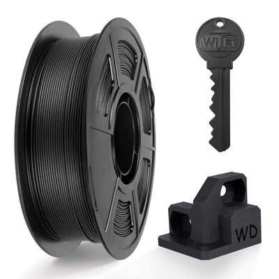 IEMAI PETG Carbon Fiber Filament 1.75mm, Matte Black PETG-CF, Heat-Resistant, High Strength & Rigidity 3D Printer Filament, 1kg Spool Designed for Complex Models and Functional Parts