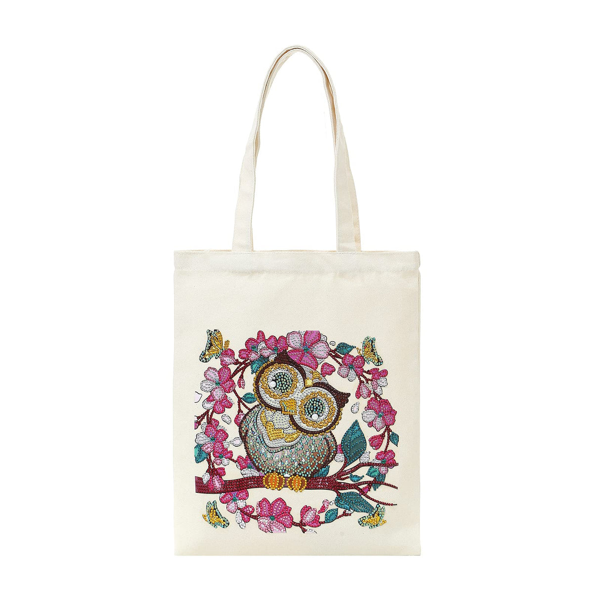 JGA JOGGING ARM 5D Art Craft Diamond Painting Shopping Canvas Tote Bag Handwork Organize Handbag for Women JGA JOGGING ARM