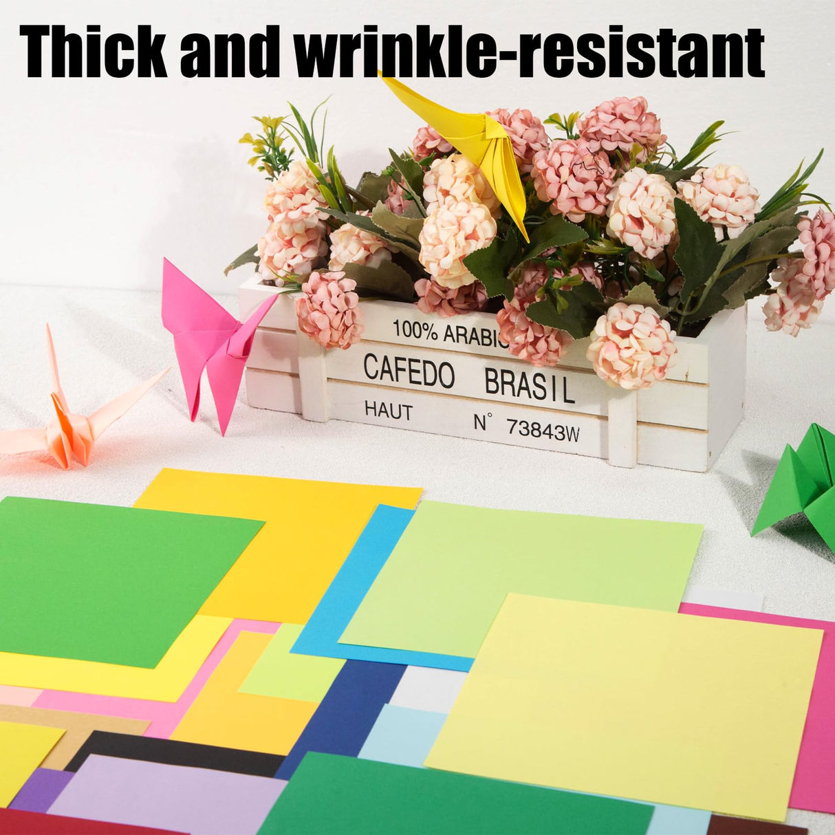 BigOtters 30 Sheets Colored Cardstock, 15 Colors Construction Paper Bulk for Scrapbook DIY Craft, 250GSM BigOtters