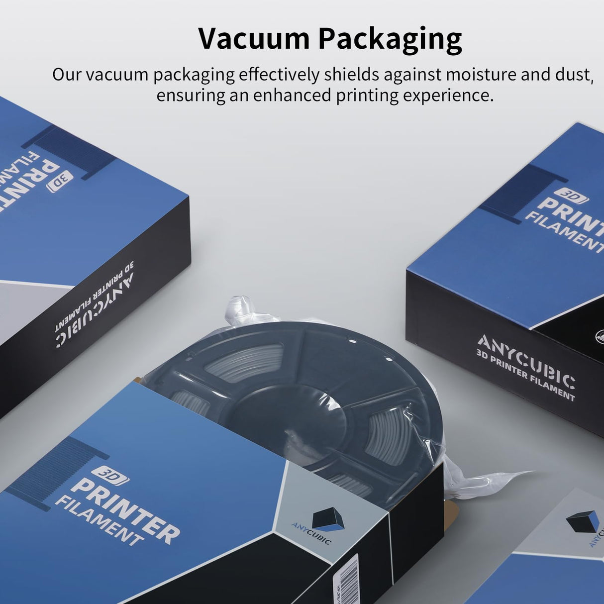 ANYCUBIC PETG Filament 1.75mm, 3D Printer Filament, Dimensional Accuracy +/- 0.02mm, Exceptional Toughness, Print with Most FDM 3D Printers, 1KG Spool, White ANYCUBIC