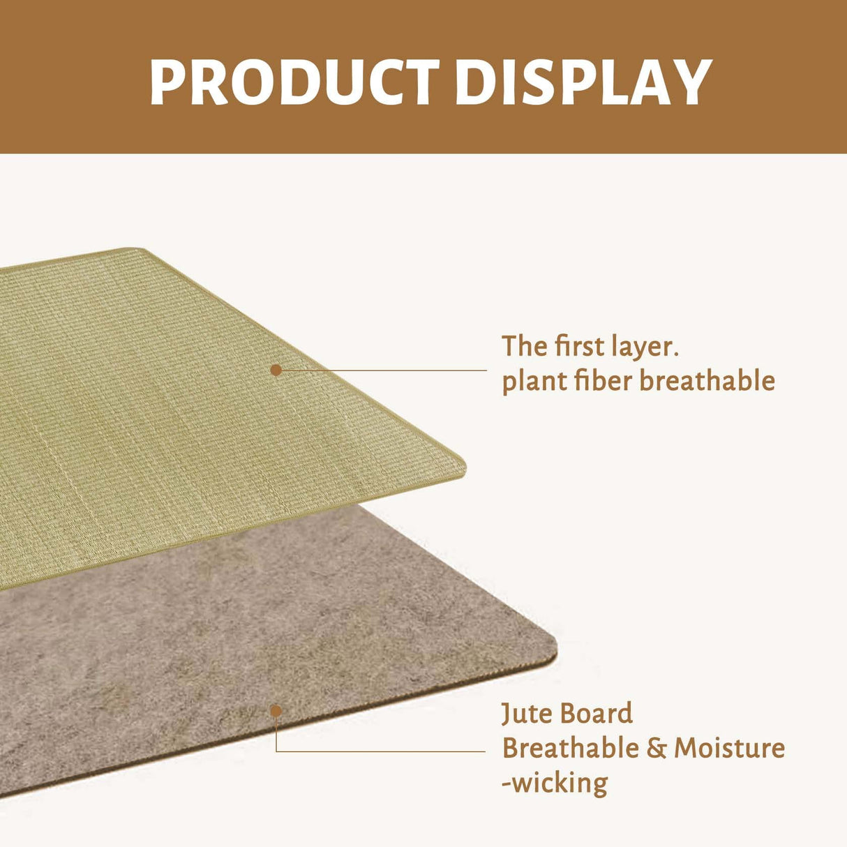 SAN MOTA Japanese Tatami Mattress,100% Rush Grass Tatami Mat 64"x64"x0.5", Living Room Non-Slip Design Tatami, Game Mat and Yoga Mat, Free Combination Without Edge (4 Piece Set) SAN MOTA