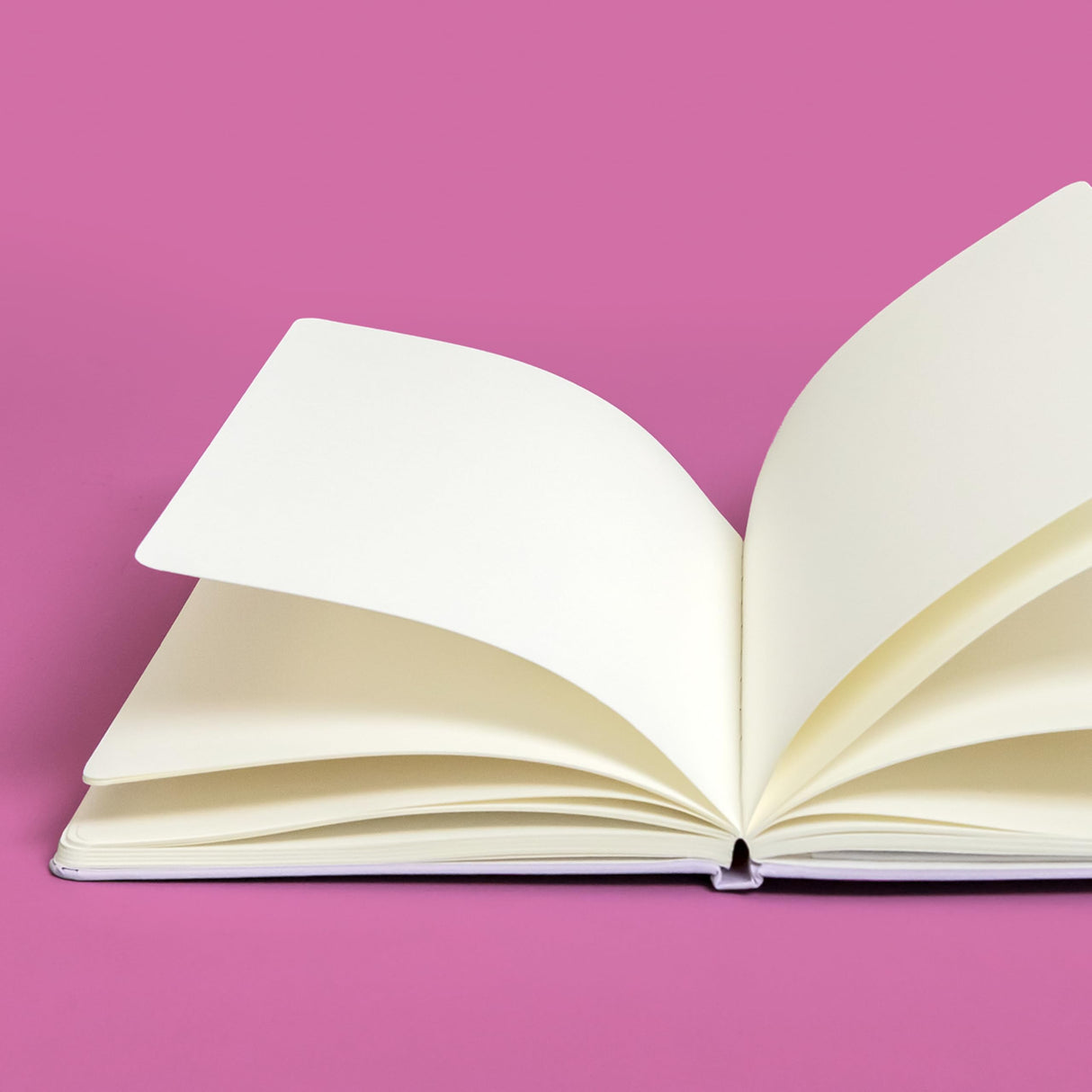 PAPERAGE Blank Journal Notebook, (Black), 160 Pages, Medium 5.6 in x 8 in - 100 GSM Thick Paper – Hardcover Journaling Notebook for Work, School, Note Taking or Sketching PAPERAGE