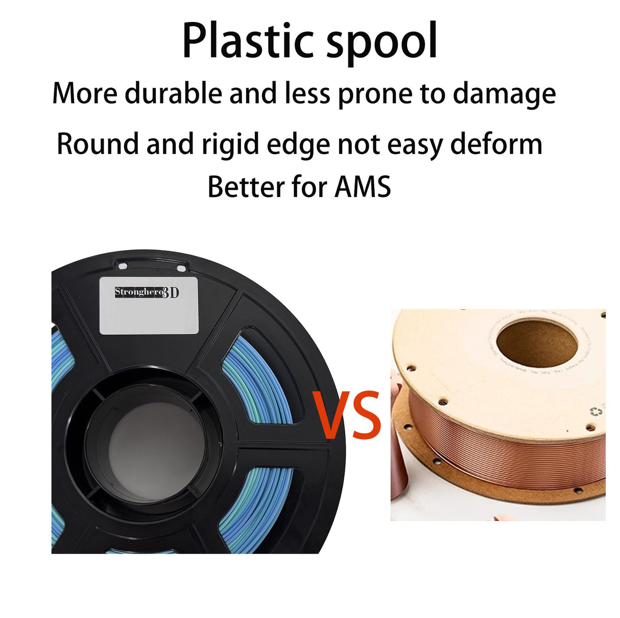 Stronghero3D PLA 3D Printer Filament 1.75mm, Galaxy red,Silk Blue, Silk Purple,Net Weight 1kg Stronghero3D