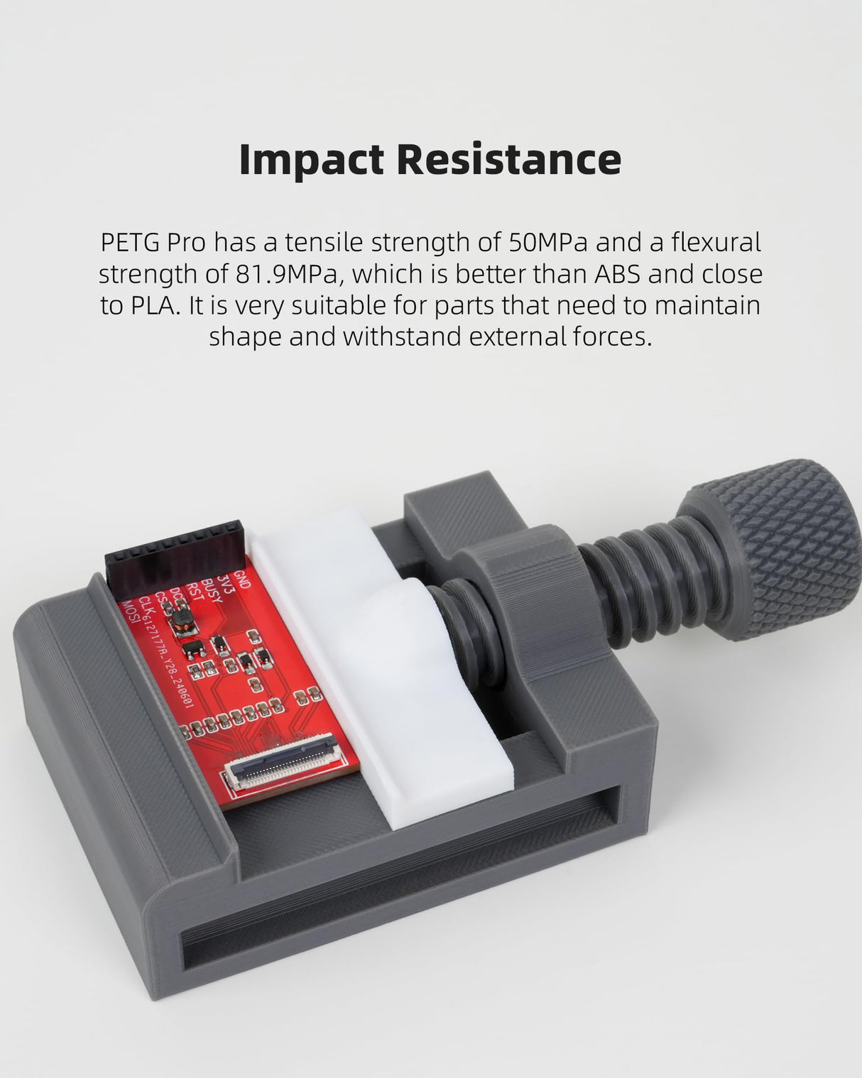 Inslogic PETG Pro 3D Printer Filament 1.75 mm, High-Speed Matte PETG Filament, Stronger Toughness, 1 kg Spool, Dimensional Accuracy +/- 0.02 mm, Compatible with FDM Printers, Black Inslogic