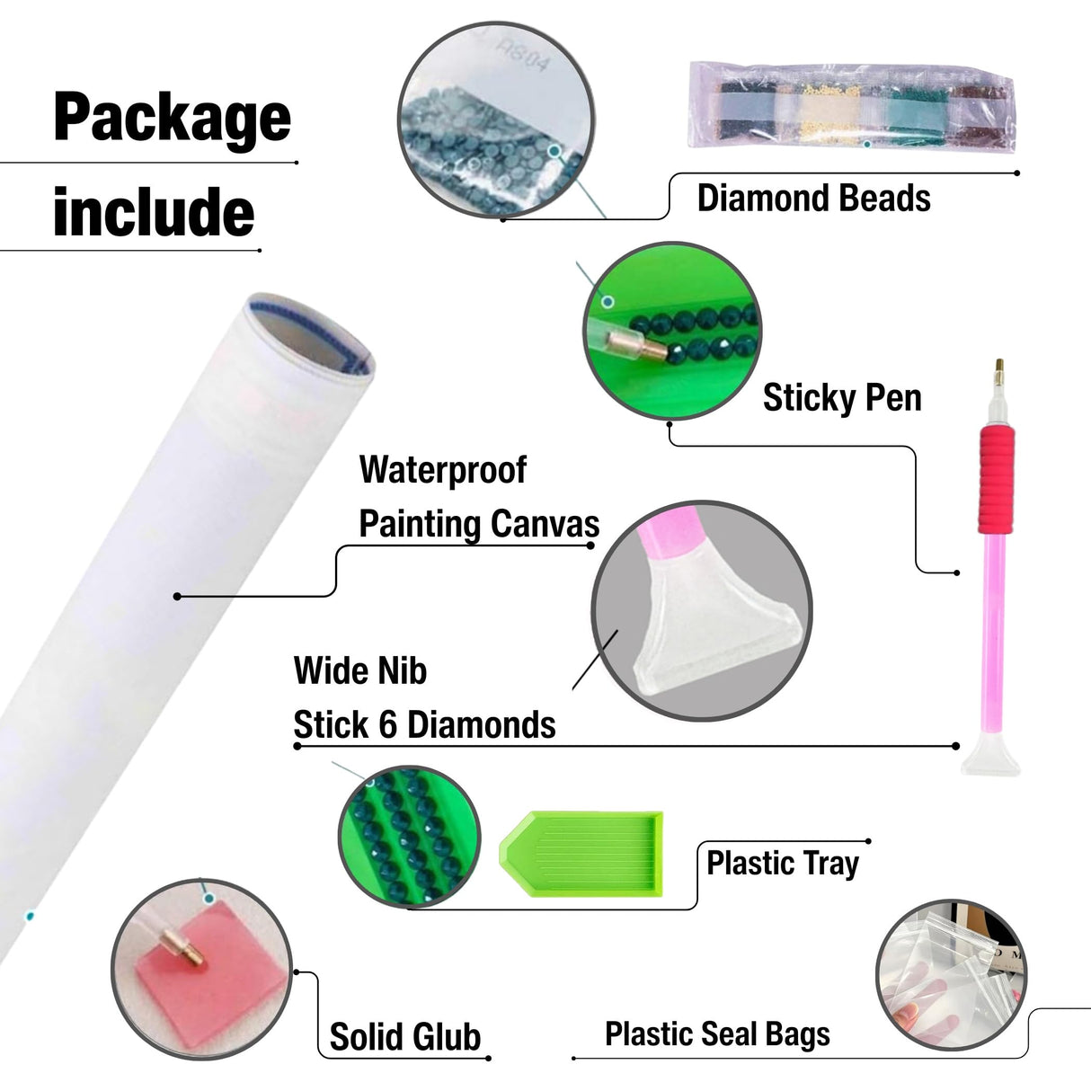 Muzagroo Art Diamond Paintings Kits for Adults Round Full Drill 5D Diamond Art Kits for Beginners Animals Diamond Art Paintings Gem Paintings Diamond Dot Kit 30x40cm(Fish Dream) Muzagroo Art