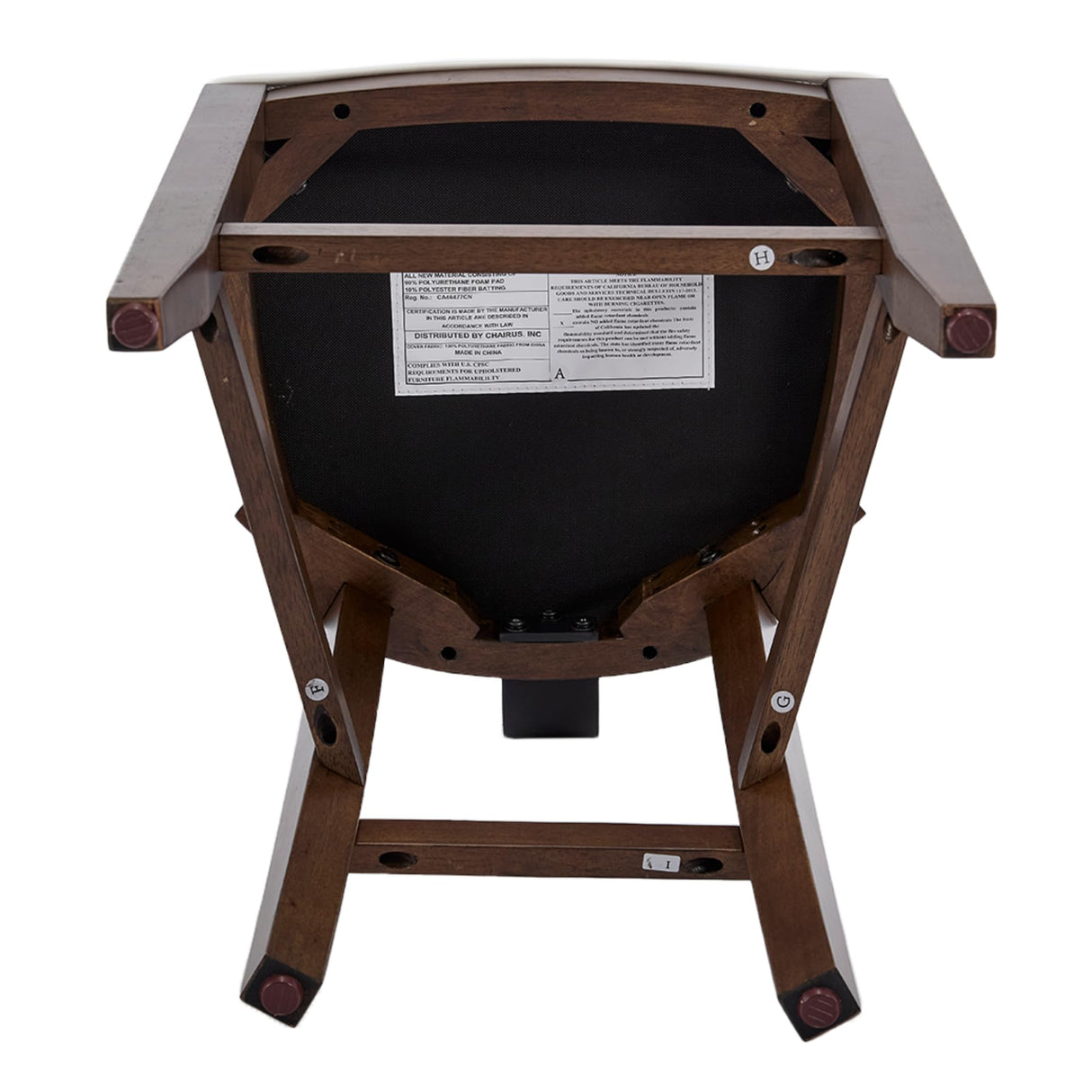 DM Furniture Leather Bar Stools Set of 2, 26.5" White Upholstered Counter Height Barstools, Farmhouse Island Countertop Bar Chairs with Curved Backrest/Hardwood Frame for Kitchen Island Dining Room DM Furniture