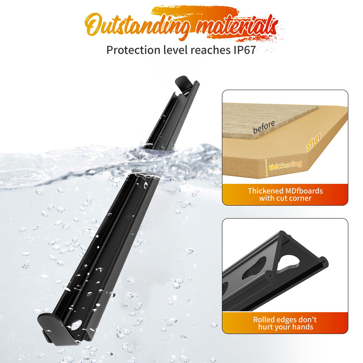 REIBII 48" W Garage Shelving 3020LBS Storage Shelves 5 Tier Heavy Duty Shelving Adjustable Garage Shelves for Basement, Warehouse, Commercial, Easy Assemble, 48" W x 72" H x 24" D REIBII