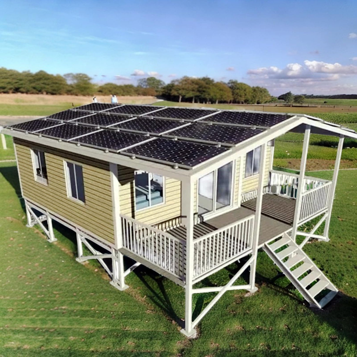 Tiny Houses to Live in for Adults,30FT Portable Modular Foldable Rust Proof Luxury Resistant Prefab Tiny Homes for Sale Movable Modular Expandable Container Cabin Kit with 1-5 Bedroom 40FT X 20FT Generic