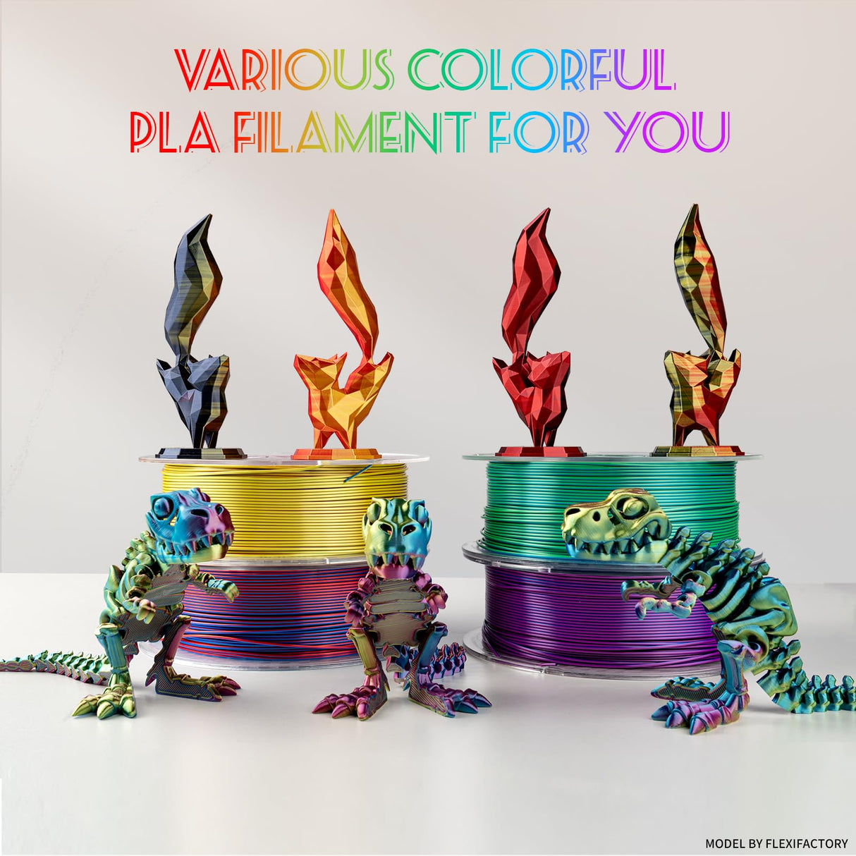 Chitu Systems Conjure Silk PLA 3D Printer Filament, 1.75mm Dual Color Filament, Silk Blue Green 3D Printing Filament 1KG/2.2lb (A-Silk PLA-Blue+Green 1kg) chitu systems