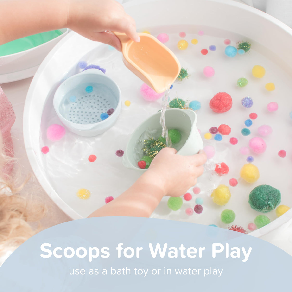 Inspire My Play - 4 x Mini Silicone Scoops - Perfect for Sensory PlayTray - Sensory Bin Accessories - Special Education Classroom Supplies - Montessori Education Toys - Multi-Purpose Shovel Inspire My Play