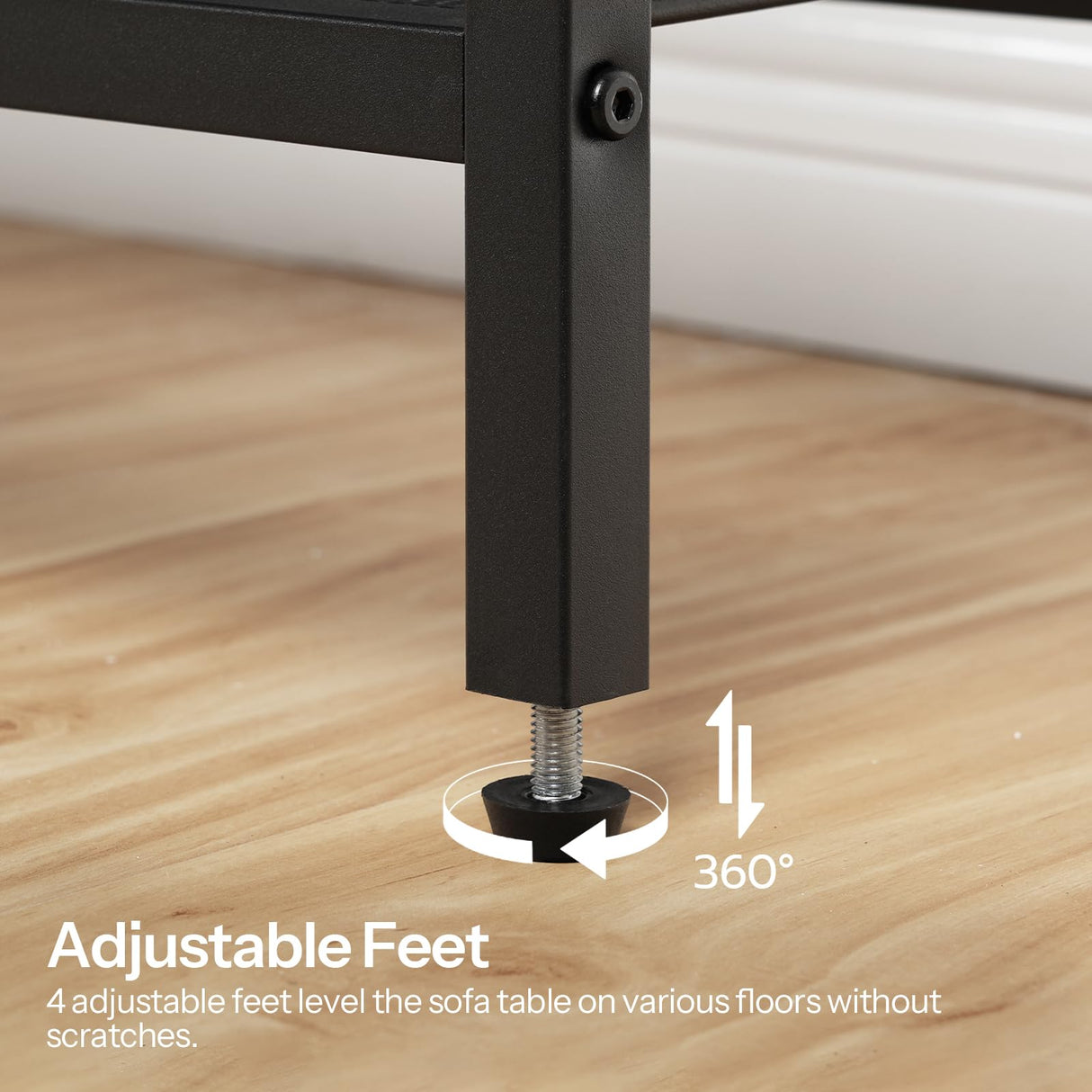 HOOBRO 29.5" Narrow Console Table with 2 Fabric Drawers, Small Entryway Table with 3-Tier Storage Shelves, Thin Sofa Table, Side Table, for Living Room, Hallway, Greige and Black BG72XG01 HOOBRO