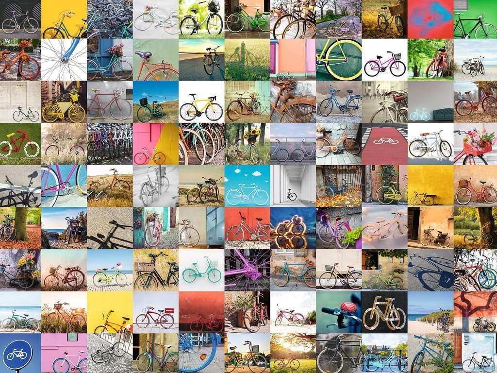 Ravensburger 99 Bicycles and More ... 1500 Piece Jigsaw Puzzle for Adults - 12000697 - Handcrafted Tooling, Made in Germany, Every Piece Fits Together Perfectly Ravensburger