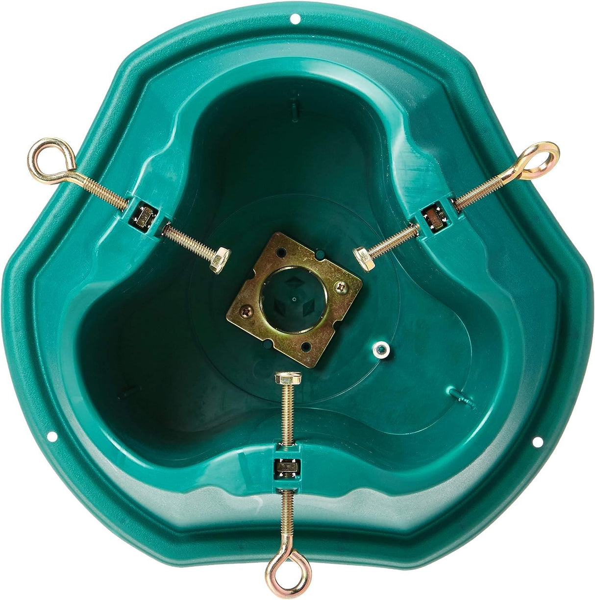 Rocky Mountain Goods Live Christmas Tree Stand for up to 5 Foot Real Tree - Heavy Duty Plastic with 3 Secure Eye Bolts for Easy/Secure Install - Steel Center Spike for Straight Tree - Easy Water Rocky Mountain Goods