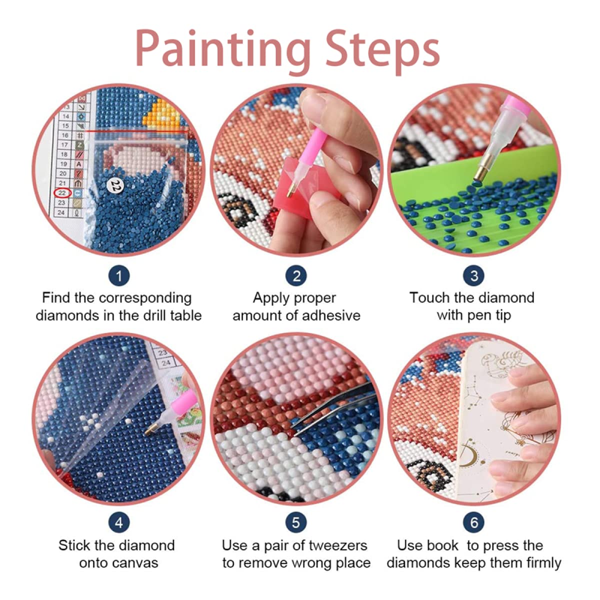 TURGF Dream Catcher 5D Diamond Painting Kit for Adult Beginners, 8x12 inch - DIY Fantasy Diamond Painting for Home Living Room Wall Art Decor and Holiday Gift TURGF