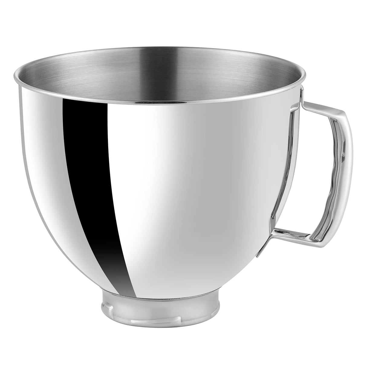 5 QT Stainless Steel Mixer Bowl Compatible With KITCHENAID TILT-HEAD STAND MIXERS 4.5-Quart (4.3 L) And 5-Quart (4.7 L) (Stainless Steel Polished) ULTICOR
