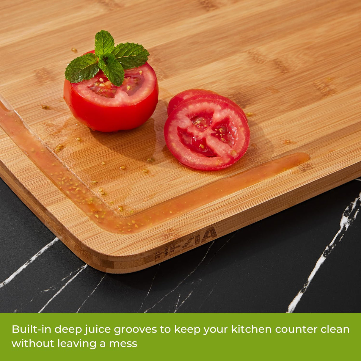 30 x 20 Inch Extra Large Bamboo Cutting Boards - BEZIA 3XL Stove Top Cover Chopping Board - Meat Cutting Board for BBQ - Turkey Carving Board - Extra Large Charcuterie Boards with Juice Groove BEZIA