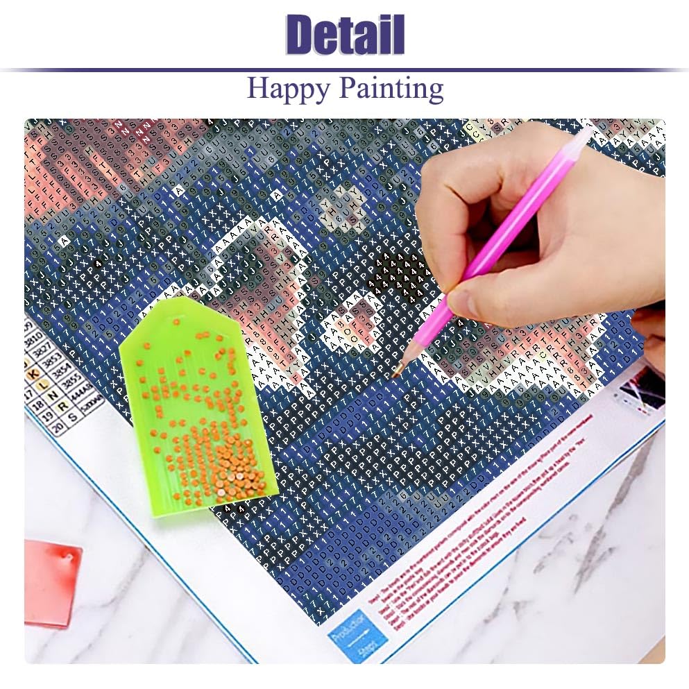 STGLCR Wind Chimes 5D Diamond Painting Kits for Adults, Love Diamond Art Kits for Beginners,DIY Full Drill Sunset Paint by Diamonds with Painting Kit for Crafts Adults Home Wall Decor 16 X 12inch STGLCR